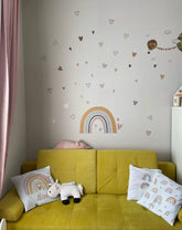 Personalised Rainbow Name Pillow.